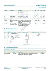 BTA312X-600B Datasheet Page 2
