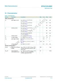 BTA312X-600C Datasheet Page 7