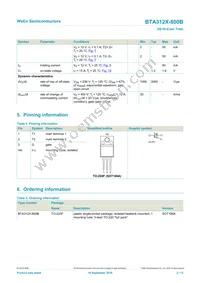 BTA312X-800B Datasheet Page 2
