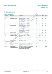 BTA316-600BT Datasheet Page 7