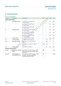 BTA316-600C Datasheet Page 7