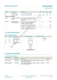 BTA316-600E/DGQ Datasheet Page 2