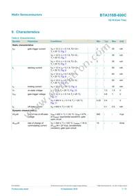 BTA316B-600C Datasheet Page 7