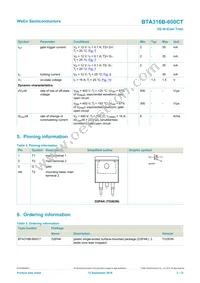 BTA316B-600CTJ Datasheet Page 2