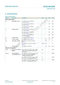 BTA316B-600E Datasheet Page 7