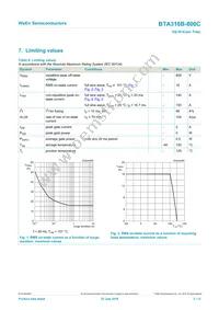 BTA316B-800C Datasheet Page 3