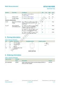 BTA316B-800E Datasheet Page 2