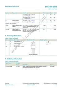 BTA316X-600B Datasheet Page 2