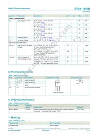 BTA41-800BQ Datasheet Page 2