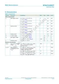 BTA410-600CT Datasheet Page 6