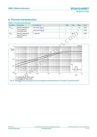 BTA410-600ET Datasheet Page 5