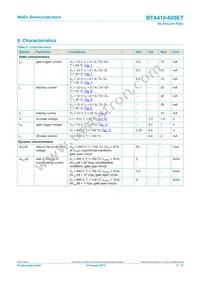 BTA410-600ET Datasheet Page 6