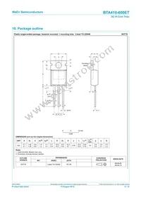 BTA410-600ET Datasheet Page 9