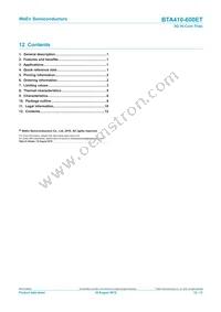 BTA410-600ET Datasheet Page 12