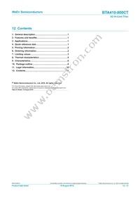 BTA410-800CT Datasheet Page 12