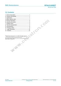 BTA410-800ET Datasheet Page 12