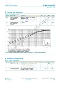 BTA410X-600BT Datasheet Page 6