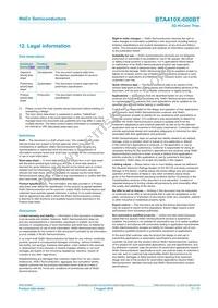 BTA410X-600BT Datasheet Page 11