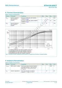 BTA410X-600CT Datasheet Page 6