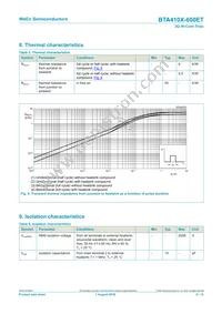 BTA410X-600ET Datasheet Page 6