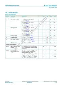 BTA410X-600ET Datasheet Page 7