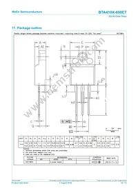 BTA410X-600ET Datasheet Page 10