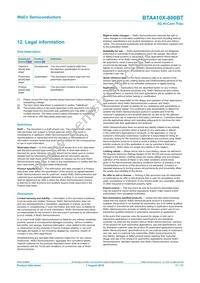 BTA410X-800BT Datasheet Page 11