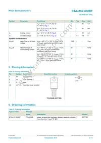 BTA410Y-600BT Datasheet Page 2