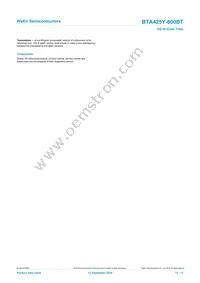 BTA425Y-800BTQ Datasheet Page 12