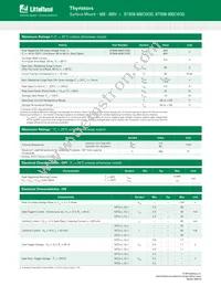 BTB08-800CW3G Datasheet Page 2