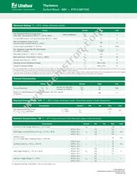 BTB12-600TW3G Datasheet Page 2