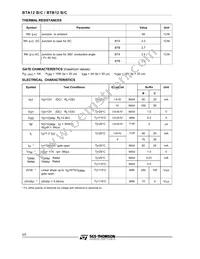 BTB12-700CRG Datasheet Page 2