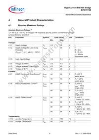 BTN7973BAUMA1 Datasheet Page 6