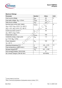 BTS247ZE3043AKSA1 Datasheet Page 2