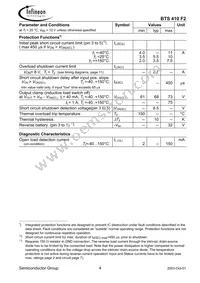 BTS410F2 E3043 Datasheet Page 4