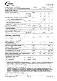 BTS436L2G Datasheet Page 5