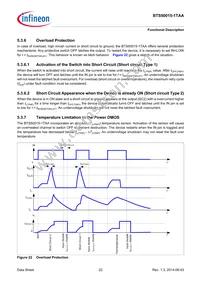 BTS500151TAAATMA1 Datasheet Page 22