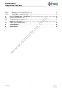 BTS500251TADATMA2 Datasheet Page 4