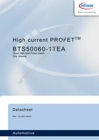 BTS50060-1TEA Datasheet Cover