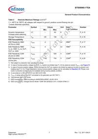 BTS50060-1TEA Datasheet Page 7