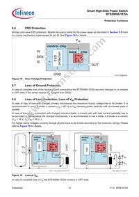 BTS500601EGAAUMA1 Datasheet Page 21