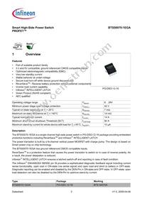 BTS500701EGAAUMA1 Datasheet Page 3