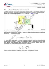 BTS500701TMAATMA1 Datasheet Page 17