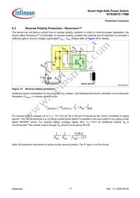 BTS500701TMBAKSA1 Datasheet Page 17