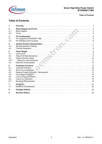 BTS50090-1TMA Datasheet Page 2