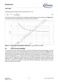 BTS52001EJAXUMA1 Datasheet Page 17