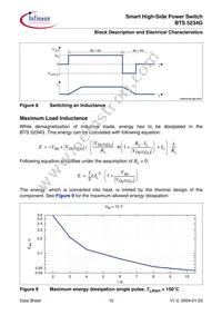 BTS5234GXUMA1 Datasheet Page 12