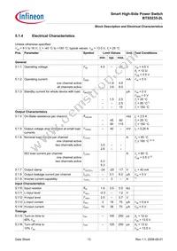 BTS52352LAUMA1 Datasheet Page 13