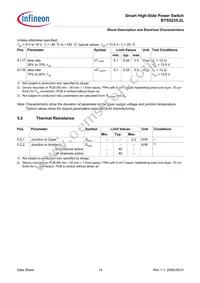 BTS52352LAUMA1 Datasheet Page 14