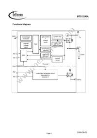 BTS5240LNT Datasheet Page 2